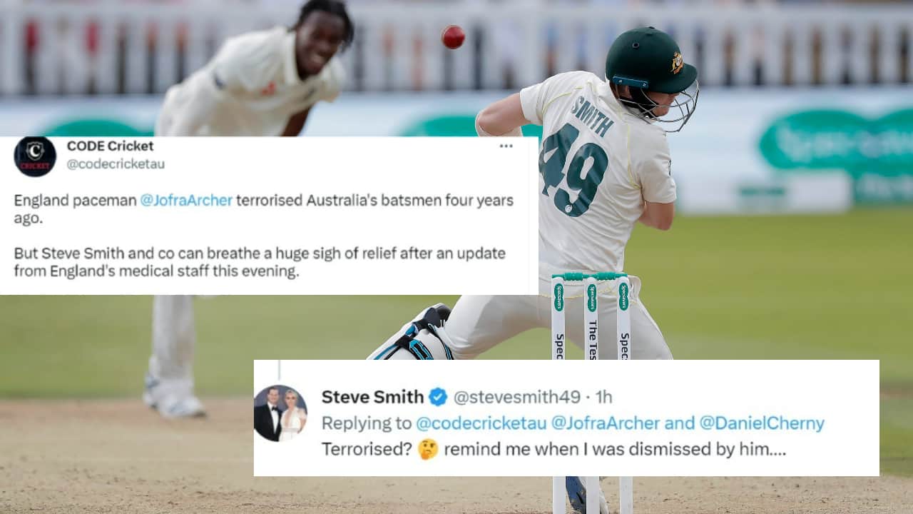 Steve Smith Gives Stunning Reply To Publication Which Claimed That Jofra Archer Terrorised Aussies